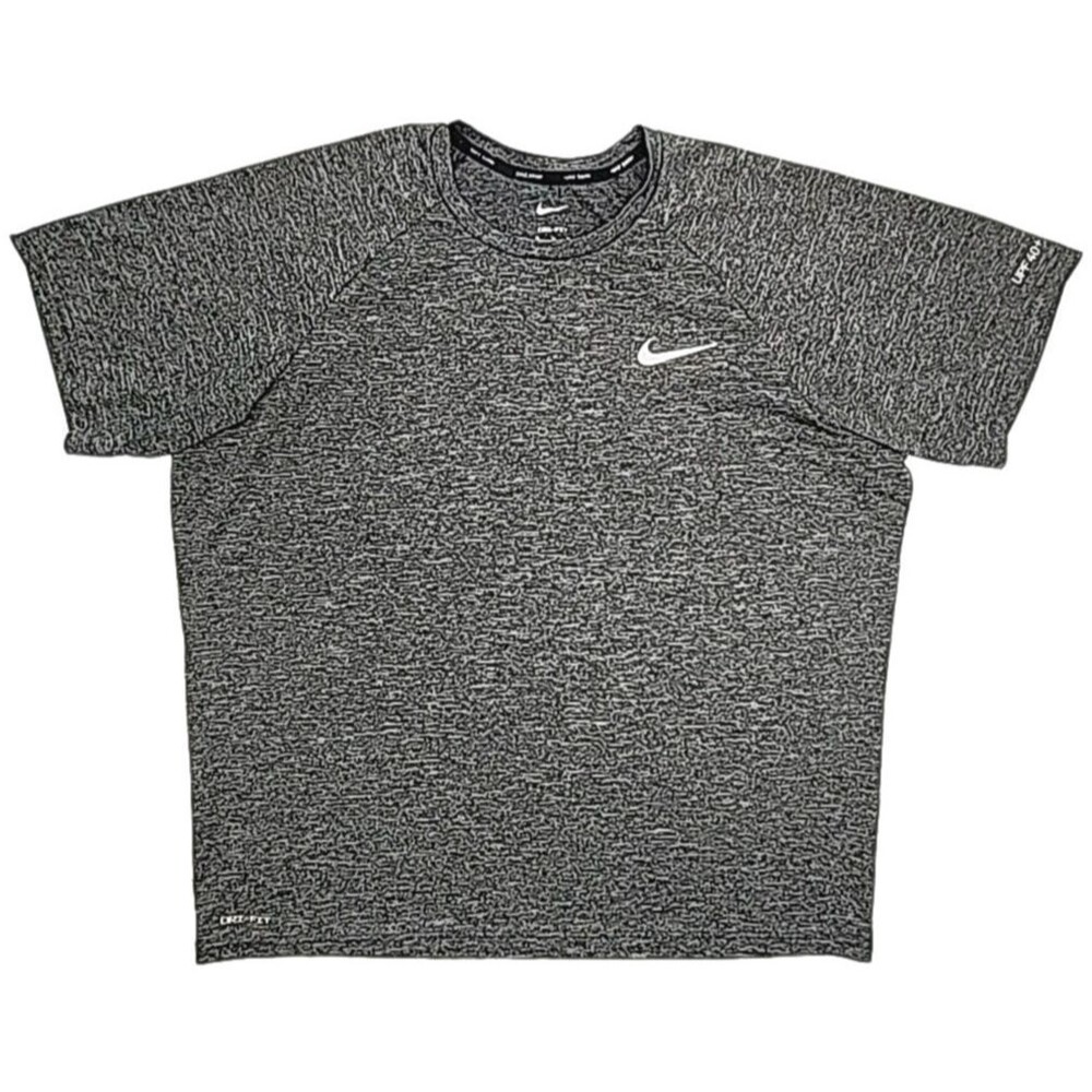 Nike Dri-Fit Swim Shirt UPF 40+ Sun Protection Gray Size XL Gym Activewear Top